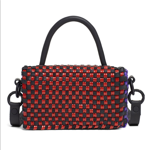 Truss Red Mini Top Handle Crossbody - Picture 2 of 13